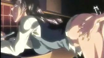 Bondage hentai fingering wetpussy squeezed bigtits anime