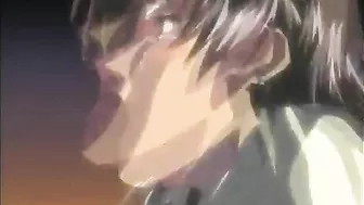 Bondage hentai fingering wetpussy squeezed bigtits anime