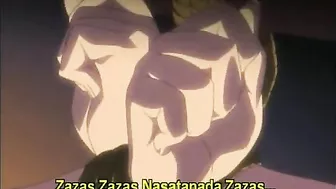 Bondage hentai fingering wetpussy squeezed bigtits anime