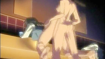 Bondage hentai fingering wetpussy squeezed bigtits anime