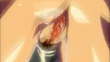 Bondage hentai fingering wetpussy squeezed bigtits anime