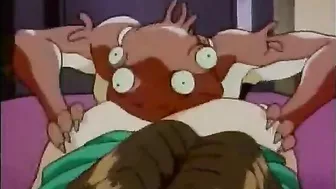 Hentai schoolgirl gangbanged by monstrous frogs in this steamy anime