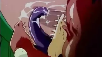 Hentai schoolgirl gangbanged by monstrous frogs in this steamy anime