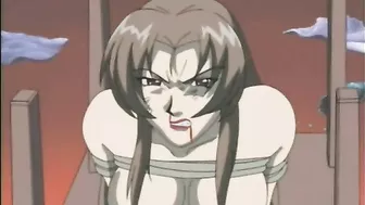 Hard Punishment for Roped Hentai in Bondage Anime