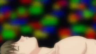 Chained Cock Gets Licked and Fucked in Anime Bondage Hentai