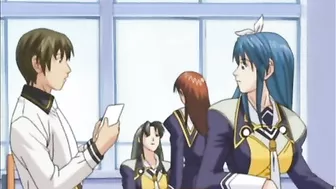 Chained Cock Gets Licked and Fucked in Anime Bondage Hentai