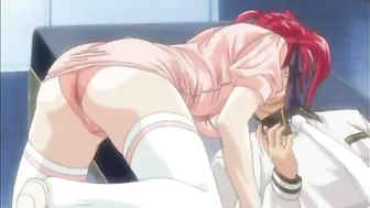 Chained Cock Gets Licked and Fucked in Anime Bondage Hentai