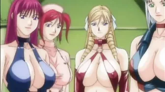 Chained Cock Gets Licked and Fucked in Anime Bondage Hentai