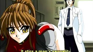 Bigboobs hentai fingered wetpussy and assfucked by doctor, anime