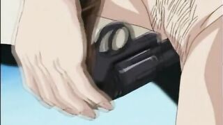 Tied Hentai Policewoman Getting Fucked With a Gun Up Their Pussy - Anime, Tied, Hentai, Policewoman, Fucked, Gun