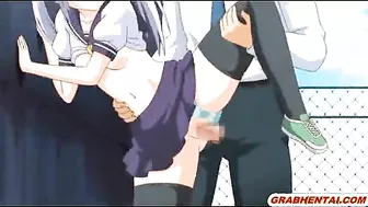 Schoolgirl hentai cutie oralsex and wetpussy poking, anime,  schoolgirl,  hentai,  cutie,  oralsex