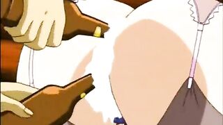 Big Juicy Tits Handcuffed Hentai Gets Pumped Doggystyle - Anime