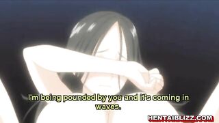 Melon Boobs Hentai Wetpussy Poking and Creampie - Anime