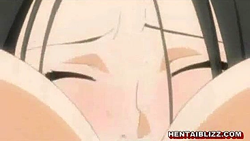 Melon Boobs Hentai Wetpussy Poking and Creampie - Anime