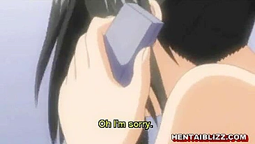 Melon Boobs Hentai Wetpussy Poking and Creampie - Anime