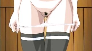 Hentai coed masturbation in front of class - Anime schoolgirl's pleasurable experience