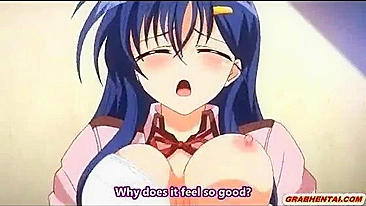 Hentai Schoolgirl Blowjob and Wetpussy Poking Hard - Anime, Blowjob, Schoolgirl, Wetpussy, Porn