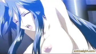Bondage Mom Hentai - Big Boobs Ass and Pussy Fucked by Shemale Anime