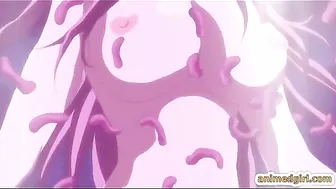 Bondage Mom Hentai - Big Boobs Ass and Pussy Fucked by Shemale Anime