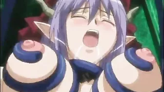 Big Boobs Hentai Caught and Ass Drilled by Tentacles - Busty Anime Porn