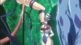 Big Boobs Hentai Caught and Ass Drilled by Tentacles - Busty Anime Porn