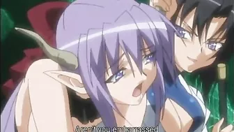 Big Boobs Hentai Caught and Ass Drilled by Tentacles - Busty Anime Porn