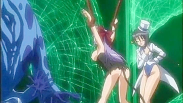 Big Boobs Hentai Caught and Ass Drilled by Tentacles - Busty Anime Porn