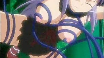 Big Boobs Hentai Caught and Ass Drilled by Tentacles - Busty Anime Porn