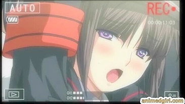 Tied hentai coed with bigboobs assfucked in the train, anime