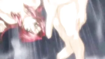 Bondage Muzzled Maid Fucks and Sucks in Hentai Anime