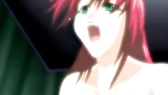 Bondage Muzzled Maid Fucks and Sucks in Hentai Anime