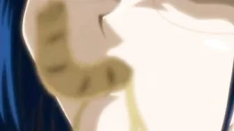 Bondage Muzzled Maid Fucks and Sucks in Hentai Anime