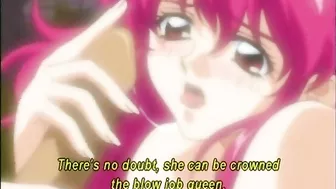Redhead hentai sucks big cock and gets hard poked by black pervert guy - Anime Redhead hentai sucks big cock and gets hard poked by black pervert guy - Anime