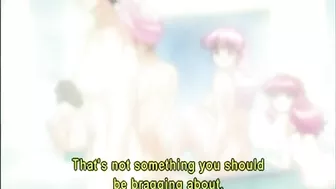 Redhead hentai sucks big cock and gets hard poked by black pervert guy - Anime