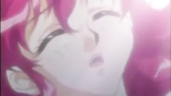 Redhead hentai sucks big cock and gets hard poked by black pervert guy - Anime