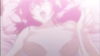 Redhead hentai sucks big cock and gets hard poked by black pervert guy - Anime