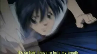 Redhead hentai sucks big cock and gets hard poked by black pervert guy - Anime