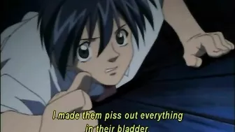 Redhead hentai sucks big cock and gets hard poked by black pervert guy - Anime