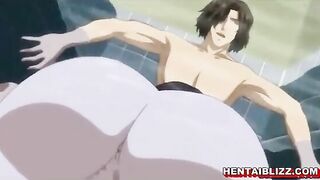 Hot bigboobs hentai sucking cock and fucking in the bathtub, anime,  bigboobs,  hentai,  sucking,  cock,  fucking