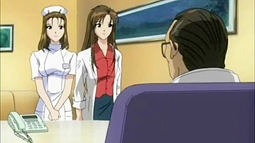 Tied Up Hentai Nurse with Muzzle Gets Fingered Pussy - Anime Bondage