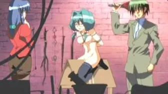 Cute hentai gets chained and whipped hard, anime - Watch now!