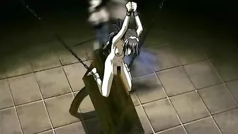 Hentai Maid Gets Whipped and Hard Punishment in BDSM Bondage Scene