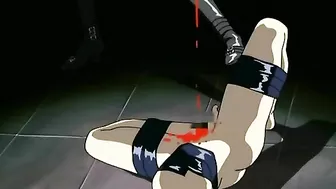 Hentai Maid Gets Whipped and Hard Punishment in BDSM Bondage Scene