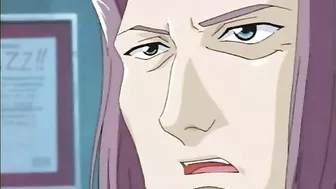 Busty hentai gets squeezed her big tits, anime