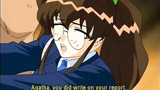 Hentai Policewoman Rides Big Cock - Anime XXX Video