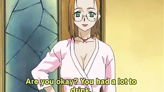 Busty Hentai Milf Housewife Seduces and Fucks her Young Neighbor