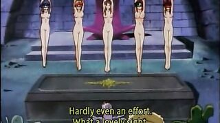 Hentai Porn Video - Five Chained Hentai Girls Group Fucked by Monsters