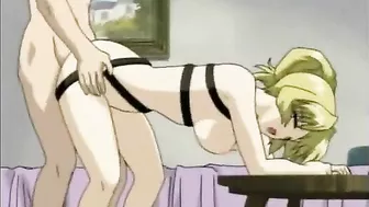 Swing hentai bondaged threesome hard poking, anime,  swing,  hentai,  bondaged,  threesome,  roped