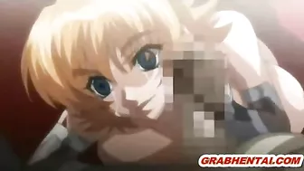 Hentai Video - Pregnant Woman Sucks Monster cock and Swallows Cum