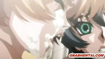 Hentai Video - Pregnant Woman Sucks Monster cock and Swallows Cum